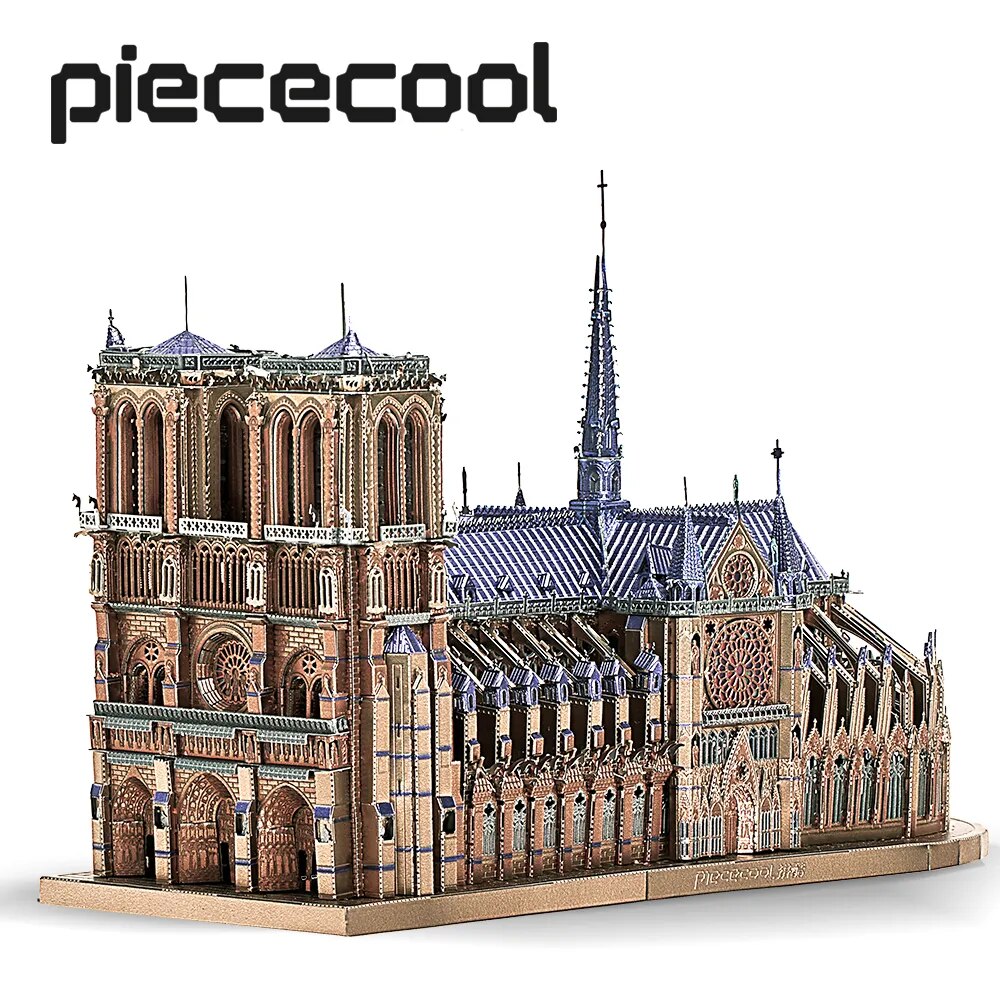 Piececool-3D ݼ Ʈ  ĸ   ŰƮ, DIY , γ Ƽ  ʴ 峭